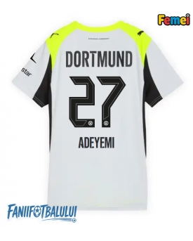 Borussia Dortmund Karim Adeyemi #27 Tricou Fotbal Replică 2025-26 Femei Deplasare